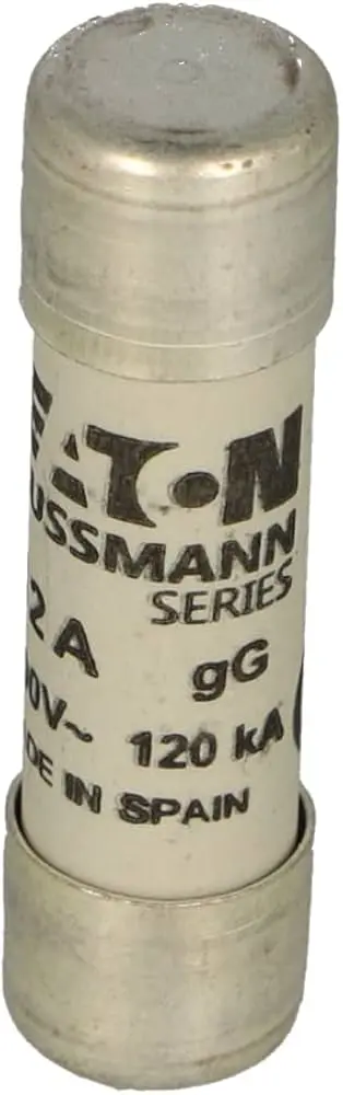 FUSIBLE CILINDRICO DE BAJO VOLTAJE 12A, 500VAC, CLASE gG/gL, 10x38mm, MCA BUSSMANN