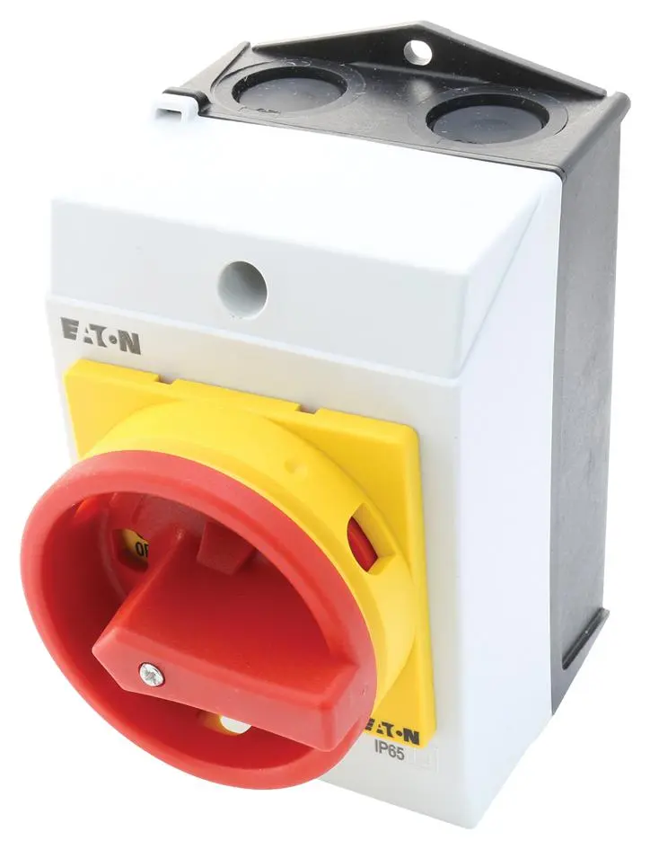 DESCONECTOR DE INTERRUPTOR 3 POLOS 690V 20A IP65 TORNILLO MONTAJE SUPERFICIAL MCA. EATON