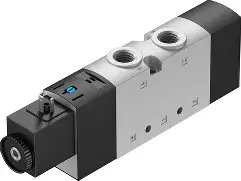 ELECTROVÁLVULA MONOESTABLE 5/2, CONEXIÓN NEUMÁTICA G1/4, PRESIÓN DE 0.25-1MPa, REGRESO POR RESORTE, MCA FESTO