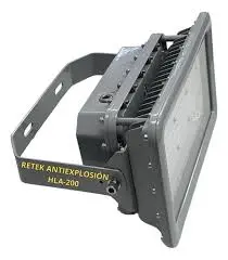 LUMINARIA LED RECTANGULAR A PRUEBA DE EXPLOSIÓN, CLASE I, DIVISIÓN 2, 200W, 100-277VCA, CARCASA EN ALUMINIO, IP66, MCA RETEK