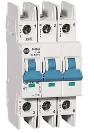 INTERRUPTOR TERMOMAGNETICO MINIATURA 3P CURVA C 20AMP MCA ALLEN BRADLEY 