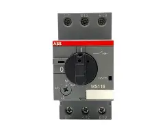 GUARDAMOTOR MANUAL TRIFÁSICO DE 6.3A, 400VCA 3HP (2.2KW), MCA ABB