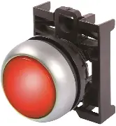 PULSADOR ILUMINADO PLANO ROJO MCA EATON 