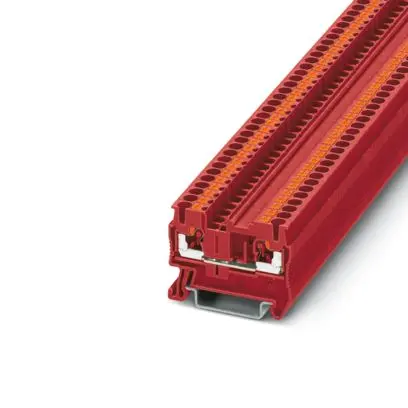 BORNE DE PASO TENSION NOMINAL 800V CORRIENTE NOMINAL 24A COLOR ROJO MCA PHOENIX CONTACT 