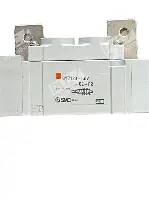 ELECTROVÁLVULA 5 VIAS 2 POSICIONES, ALIMENTACIÓN 24VCD PUERTOS 1/4", MCA SMC