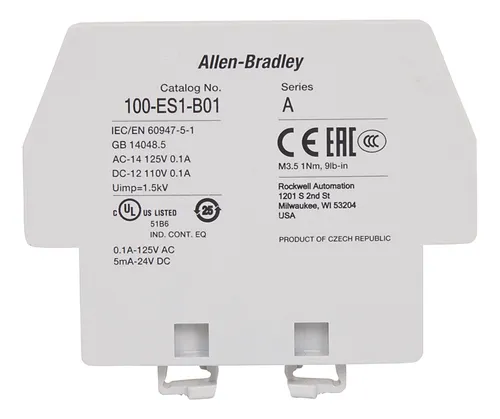 CONTACTO AUXILIAR MONTAJE LATERAL 1 NA 1NC MCA ALLEN BRADLEY 