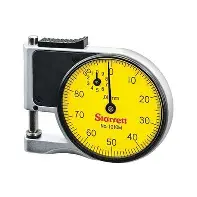 INDICADOR DE BOLSILLO PARA MEDIR ESPESORES DE HASTA 9mm(3/8"), GRADUACIÓN 0.01mm, MCA STARRETT