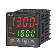 CONTROLADOR DE TEMPERATURA DE 48x48mm, 2 ALARMAS, ALIMENTACIÓN 100-240VCA, SALIDA A RELEVADOR, MCA AUTONICS