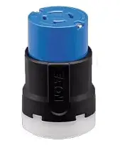 RECEPTACULO SENCILLO HART LOCK DE MEDIA VUELTA, 3 POLOS+T, 30A 480VCA, MCA ARROW HART