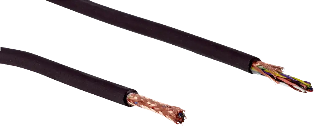 CABLE DE CONTROL DE 12 HILOS PUR SIN HALOGENOS COLOR NEGRO 