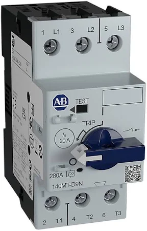 ARRANCADOR MANUAL Y PROTECTOR PARA MOTOR CON DISPARO MAGNETICO ESTANDAR 15HP 16A ALTO RENDIMIENTO MCA ALLEN BRADLEY 