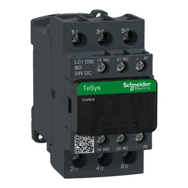 CONTACTOR TESYS D 3P3NA PARAAPLICACIONES DE CONTROL DE MOTOR DE HASTA 32A/690V MCA SCHNEIDER 