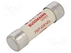 FUSIBLE CILINDRICO 14X51mm 690VCA 40A ULTRARAPIDO, MCA BUSSMANN