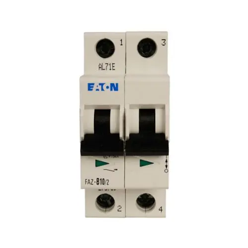DISYUNTOR EN MINIATURA (MCB), FAZ, 2 POLOS 10 AMP MCA EATON