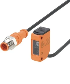 BARRERA FOTOELÉCTRICA (EMISOR) LUZ ROJA, 10-30VDC, IP65/67 CON CABLE DE 0.3M CONECTOR M12, MCA IFM