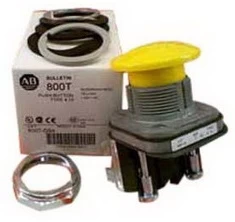 BOTON HONGO AMARILLO MCA ALLEN BRADLEY 