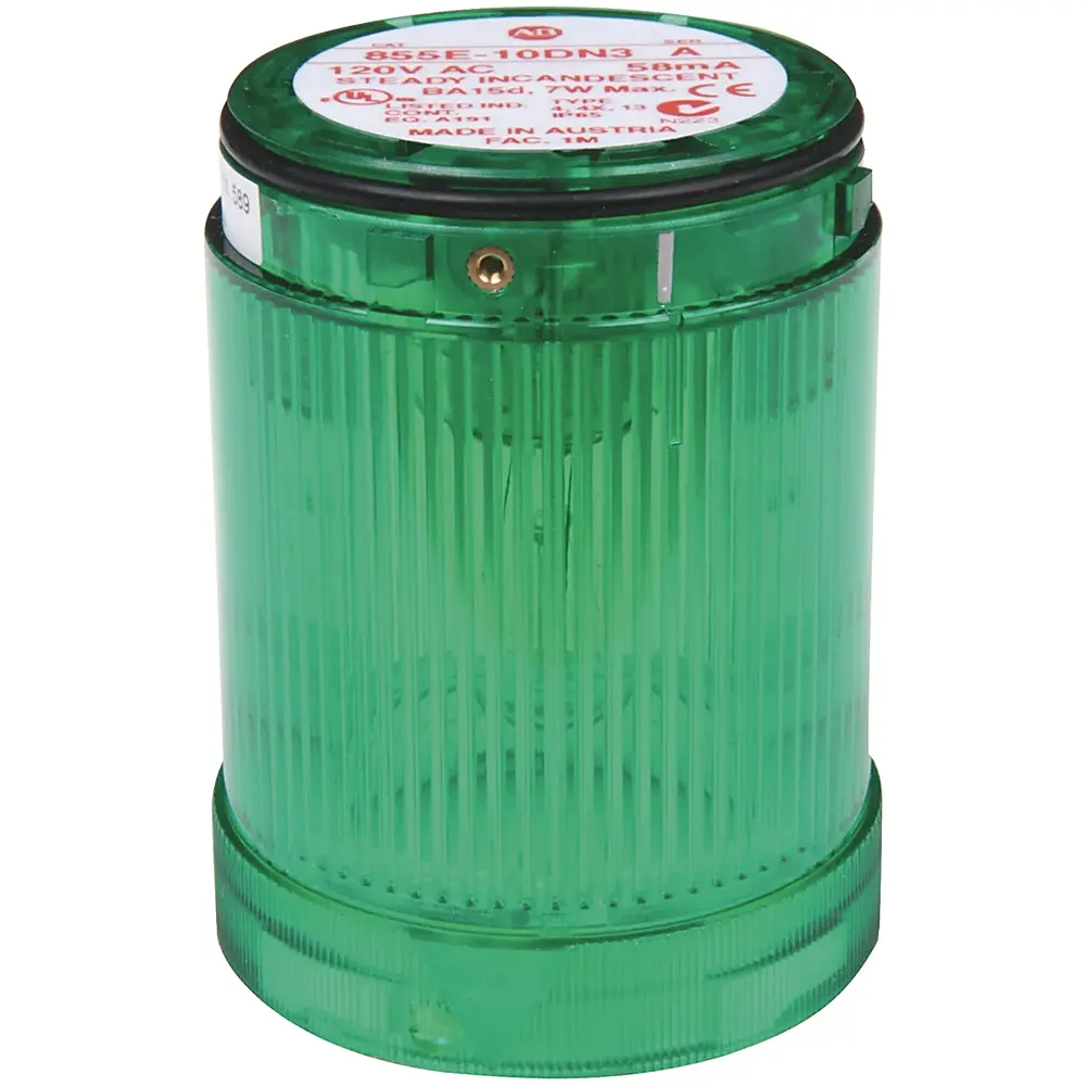 MODULO DE LUZ FIJA TIPO LED AMBAR DE 24 VCA/CD PLENO VOLTAJE MCA ALLEN BRADLEY 