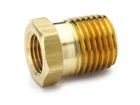 REDUCCIÓN BUSHING DE 1/8" A 1/4" CUERPO DE LATÓN, MCA PARKER