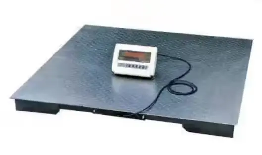 BASCULA DE PLATAFORMA CAPACIDAD 2000Kg RESOLUCIÓN 500g, DIMENSIONES 1.2mX1.2m, CON INDICADOR Y CABLE, MCA BRAUNKER