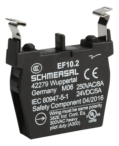 BLOQUE DE CONTACTO, PULSADORES E INTERRUPTORES DE LA SERIE N MCA SCHMERSAL  