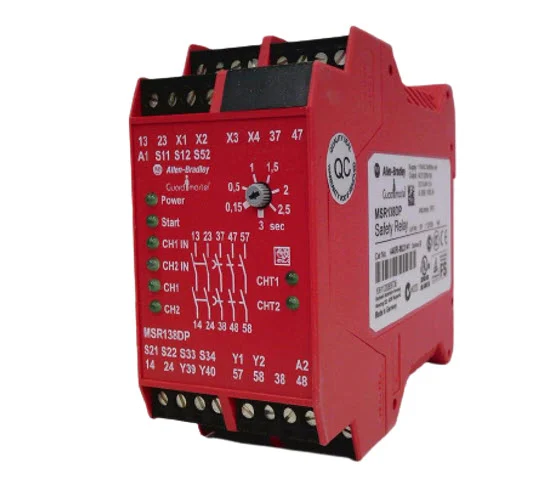 CONTROL DE RELES DE SEGURIDAD MCA ALLEN BRADLEY 
