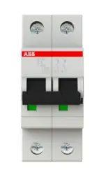 INTERRUPTOR AUTOMATICO 2P 6A MCA ABB 