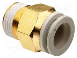 [KQ2H08-01AS] CONECTOR RECTO ROSCA DE 1/8" A MANGUERA DE 8mm, MCA SMC