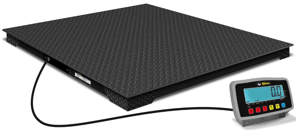 BÁSCULA DE PLATAFORMA BAJO PERFIL, CAPACIDAD HASTA 3 TONELADAS, DIMENSIONES: 120X120 CM, MCA RHINO