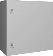 GABINETE COMPACTO EN CHAPA DE ACERO DE 500x500x300mm, IP66 CON PLACA DE MONTAJE, UNA PUERTA, MCA RITTAL