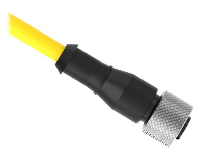 CABLE M12 DE UN SOLO EXTREMO CONECTOR HEMBRA RECTO 5 PINES MCA BANNER 