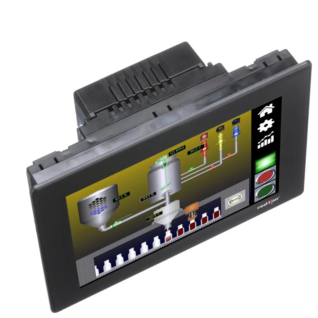 HMI DE 10,4 IN CON 4 SERIALES, 2 ETHERNET, 2 3,153.45 HOST USB, DISPOSITIVO USB, COLOR 800X600 PIXELS 10-30VDC IP66 MCA RED LION