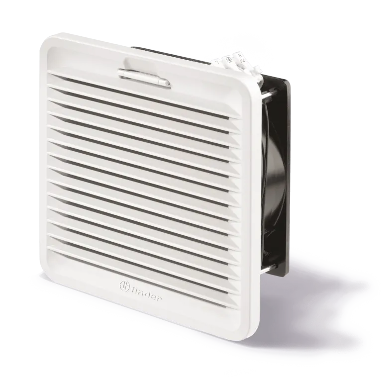 VENTILADOR CON FILTRO PARA USO INTERNO TAMAÑO 255X255X104.2mm, 48W ALIMENTACIÓN 120VCA, FLUJO 295m3/h, MCA FINDER