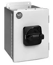 INTERRUPTOR SECCIONADOR CON MANDO BLOQUE AUXILIAR 3 POLOS MCA ALLEN BRADLEY