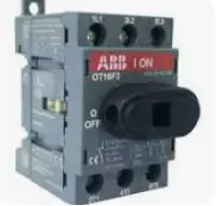 INTERRUPTOR-SECCIONADOR 3 POLOS MONTAJE RIEL DIN MCA ABB
