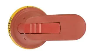 MANIJA PISTOL 80 MM AMARILL/ROJO MCA ABB