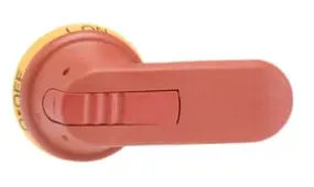 MANIJA PISTOL 95MM AMARILLA/ROJO MCA ABB