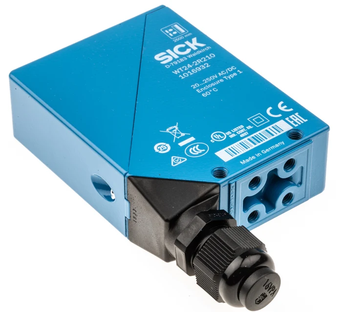 SENSOR FOTO ELECTRICO 12-240 VDC, 24-240 VAC, MCA SICK