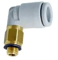 CONEXIÓN NEUMÁTICA ACODADA PARA MANGUERA DE 6mm, ROSCA M5, MCA SMC