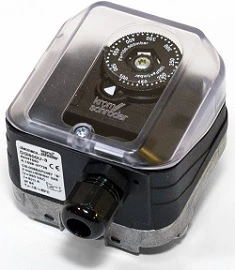 INTERRUPTOR DE PRESION 600 MBAR, 250 VAC, IP54 MCA KROM SCHROEDER