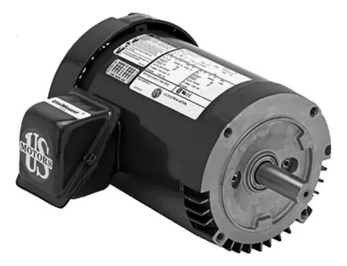 MOTOR DE INDUCCIÓN JAULA DE ARDILLA CERRADO, 0.5HP, 4POLOS, 230-460V, FRAME 56C,1800 RPM, TRIFASICO, MCA NIDEC