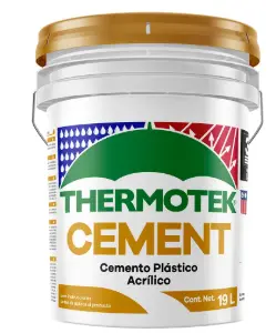 THERMOTEK CEMENTO BLANCO PRESENTACION 19 LT MCA THERMOTEK
