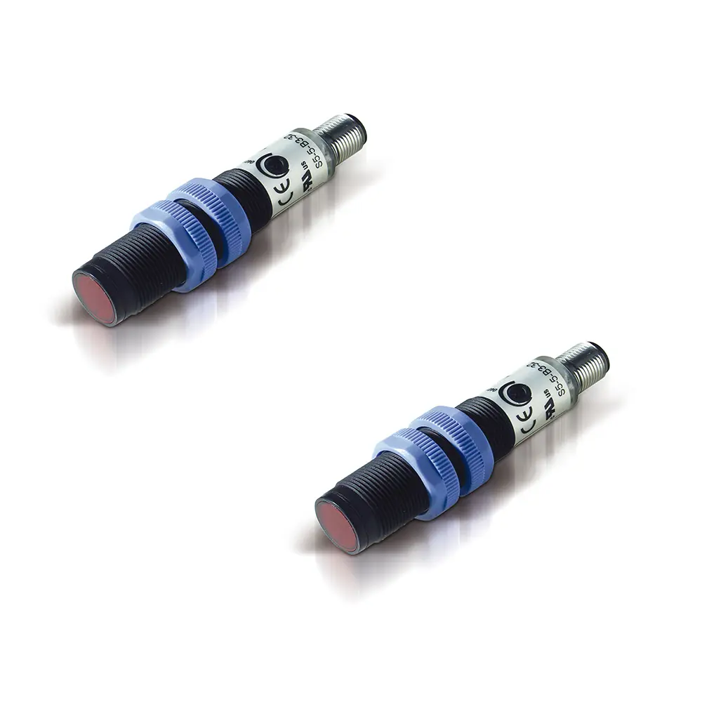 [S5-5-B3-37] SENSOR FOTOELÉCTRICO M18, CON AJUSTE, PNP/NPN, CONECTOR M12 4 PINES, REFLEX, MCA DATALOGIC