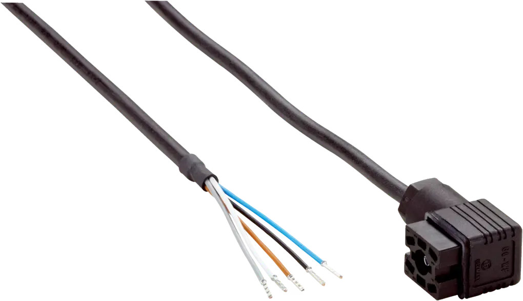 CABLE CONECTOR HEMBRA 6 POLOS ACODADO, CON CODIFICACIÓN AC/UC, LONGITUD 2 METROS, IP65, MCA SICK