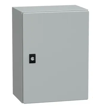 GABINETE SPACIAL CRN SIN PLACA DE MONTAJE 400X300X200MM CON PUERTA CIEGA MCA SCHNEIDER 