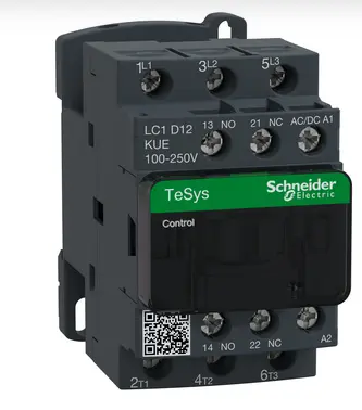 CONTACTOR TESYS D 3P 12A 440V BOBINA 100-250V MCA SCHNEIDER 