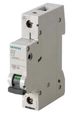INTERRUPTOR TERMOMAGNETICO 230/400V, 6kA, 1 POLO, C, 2A MCA SIEMENS