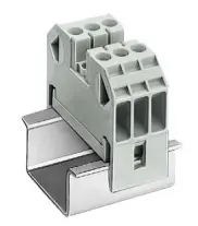 BLOQUE DE PASO TERMOPLASTICO, BORNE DE TORNILLO, 3 POLOS MCA SIEMENS