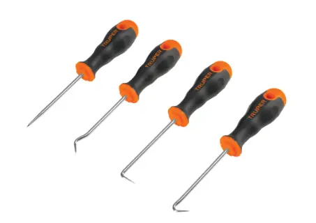 JUEGO DE 4 PUNTAS Y GANCHOS MULTIUSOS MCA TRUPER