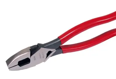 PINZA CON MANGO RUBBER GRIP DE 9-5/16" ALTA PALANCA CON PONCHA TERMINALES MCA URREA