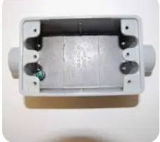 CONDULET SERIE RECTANGULAR TIPO FSC DE 13MM. (1/2) MCA. CHD.